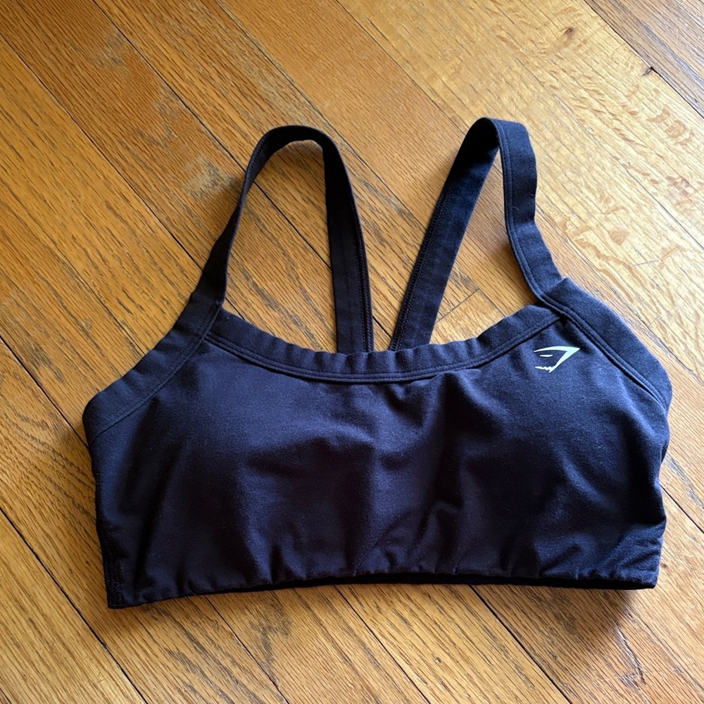 Gymshark black sports bra